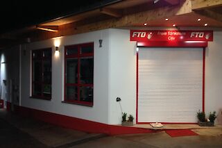 Einbruchhemmende Rollläden in Tankstelle Königsdorf