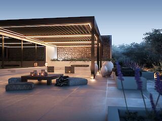 Heizstrahler und Terrassenzubehör